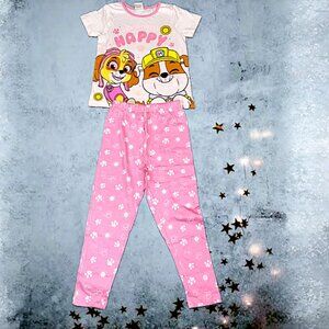 Happy Paws Pajama Party Set – Featuring Skye & Rubble! NWT 4T Pink Paws Cotton